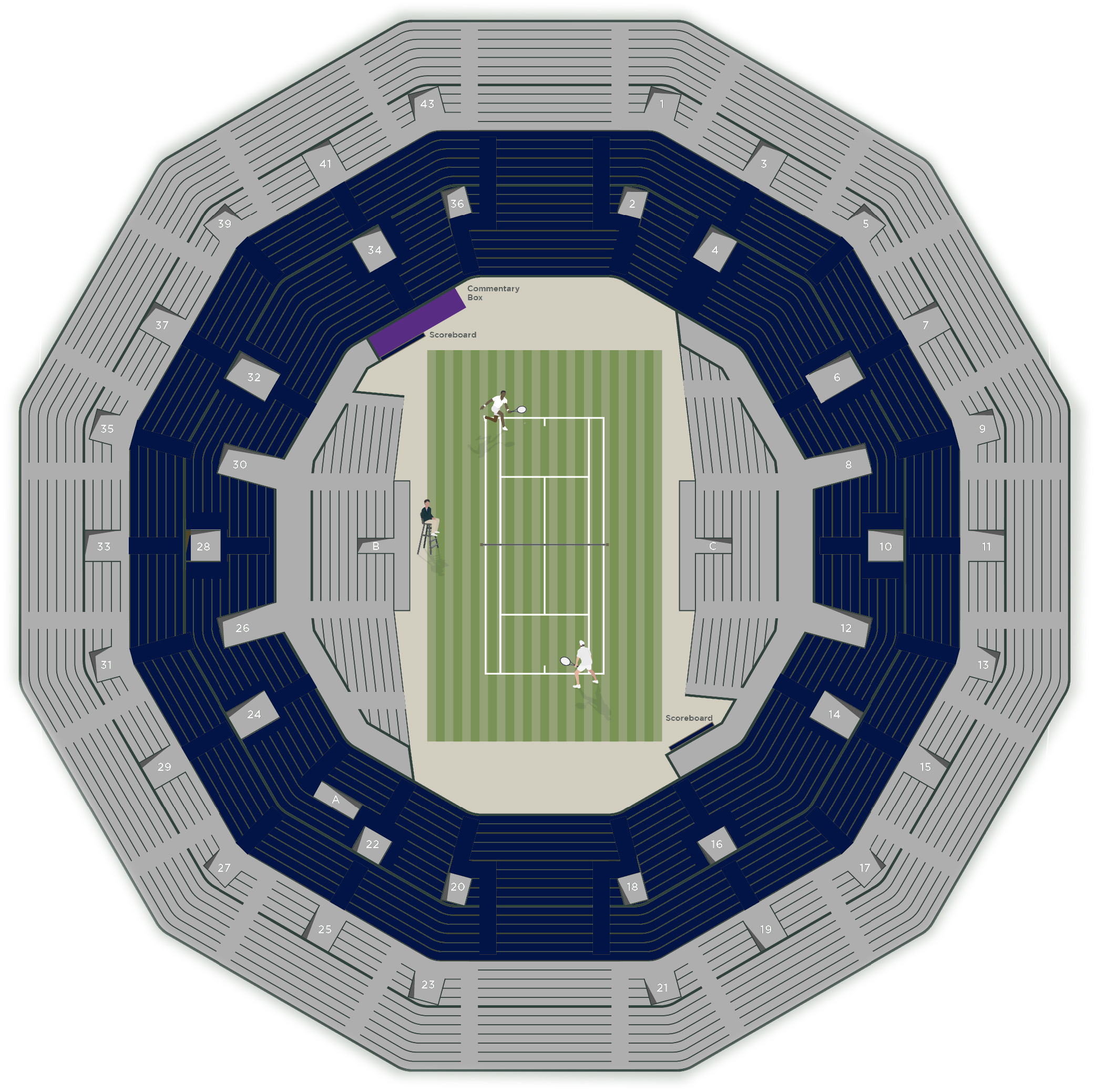 Wimbledon 2024 Seating Plan Wimbledon Debenture Holders
